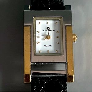 J. B. Champion Two-Tone Modernist Tank Watch - NWOT